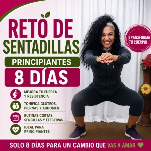 Reto de Sentadillas Principiantes 8 días